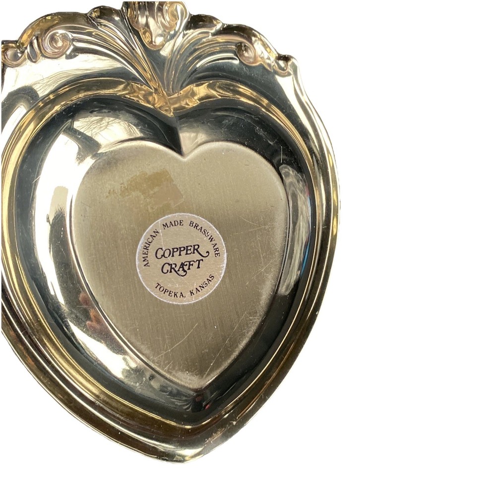 Copper Craft Heart Trinket Dish C1