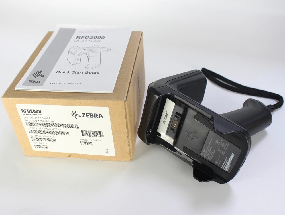 ZEBRA RFD2000 Barcode Reader UHF RFID Sled RFD2000-1000100-JP For TC20 Scanner