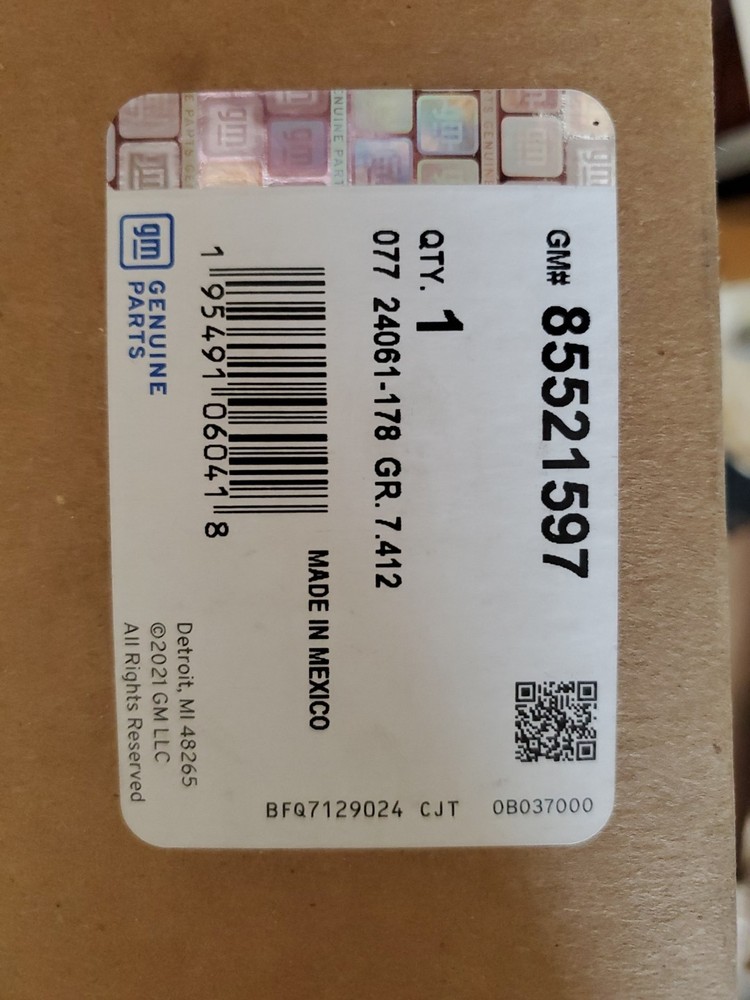 Air Spring - GM (85521597)