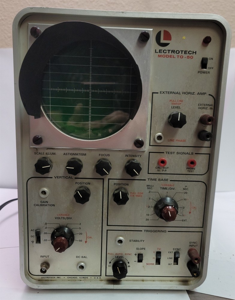 Lectrotech TO-50 Solid State Triggered Sweep Oscilloscope
