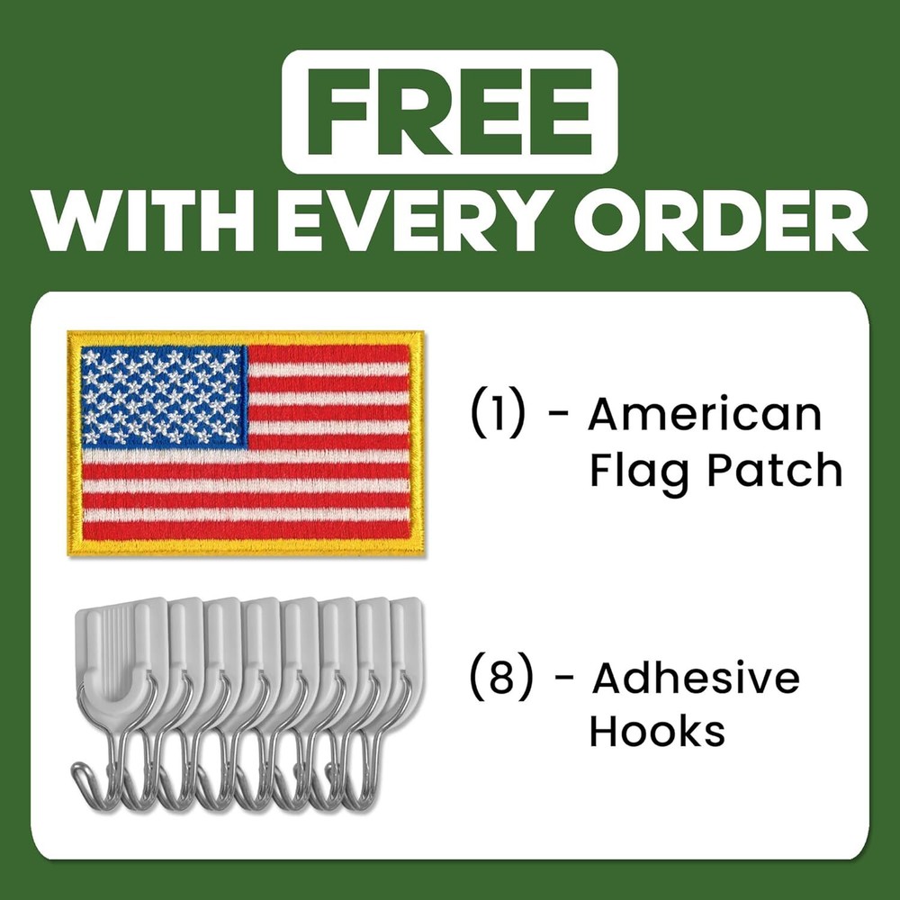 Tactical Patch Board (40" X 28") | Morale Patch Hanging Wall Panel Display Holde