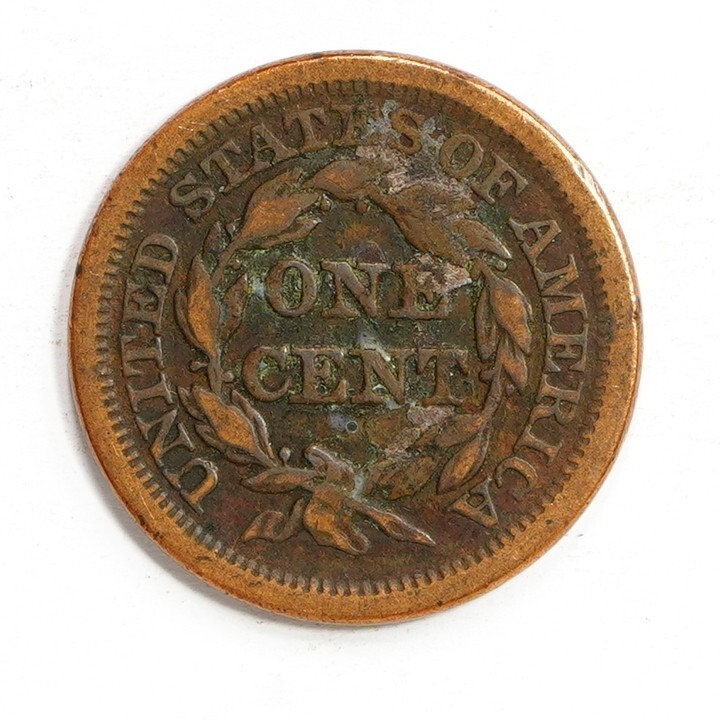 1851 Braided Hair Large Cent