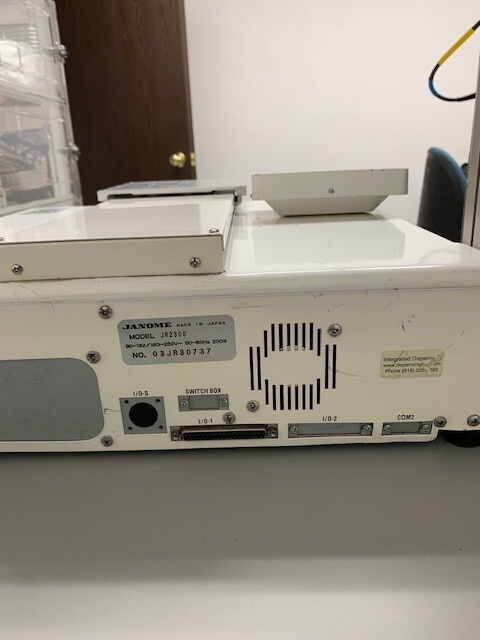 JANOME MODEL JR2300, ROBOTIC XYZ TABLE
