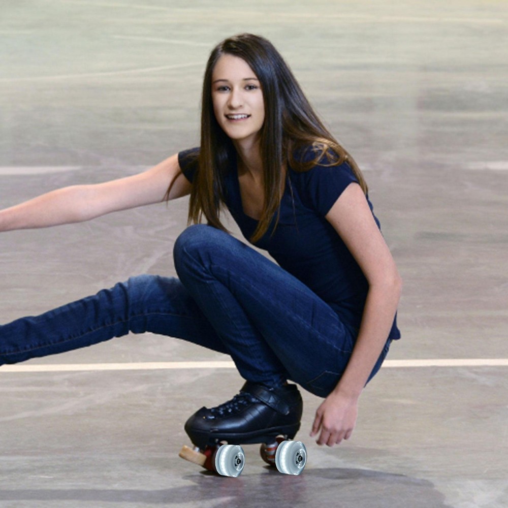 Roller Skate Wheels Flashing LED Light Up Skateboard Wheel
