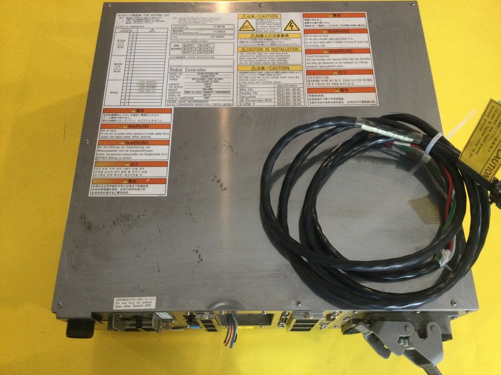DENSO RC7M-HMG4BA-BP Robot Controller, 410200-0770 (R061) & Power cable