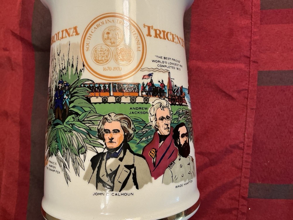South Carolina Tri Centennial Liquor Bottle (Empty )￼