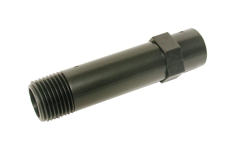 Dial 9236 Black Plastic Threaded Drain/Overflow Pipe Kit 3-1/2 H x 3 D in.