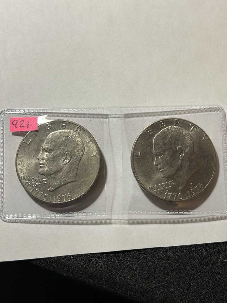 1776-1976-P & D Eisenhower Bicentennial  Dollar