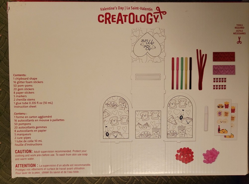 Creatology Be Mine Mailbox Kit 6+ NEW SEALED