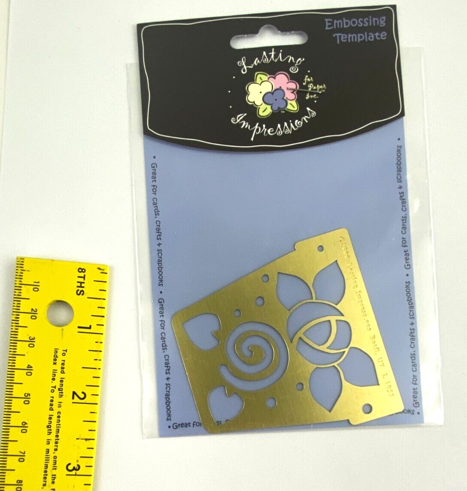 Lasting Impressions Embossing Template Brass Stencil - L1055