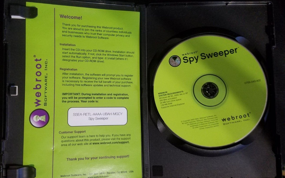 Spy Sweeper {2003-2005 Webroot Software Inc.}