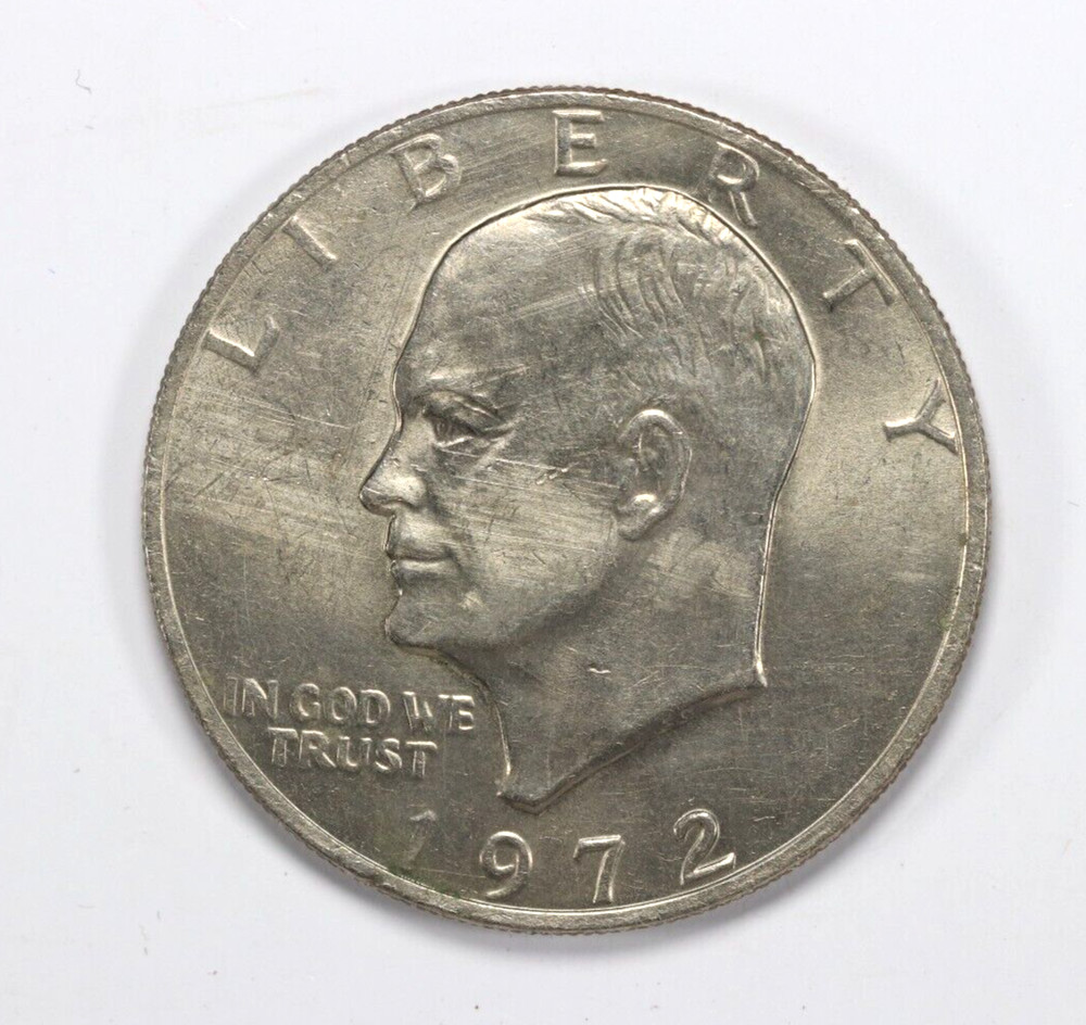 1972 Eisenhower Dollar Type 2 Reverse