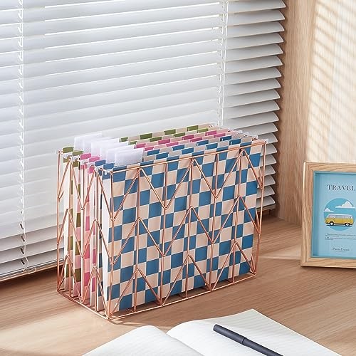 6 Pack Decorative Hanging File Folders Letter Size - 6 Pack Peaceful Color