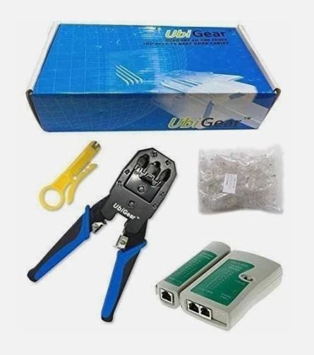 UBI Gear Cable Tester plus Cri...tor Plug Network Tool Kit