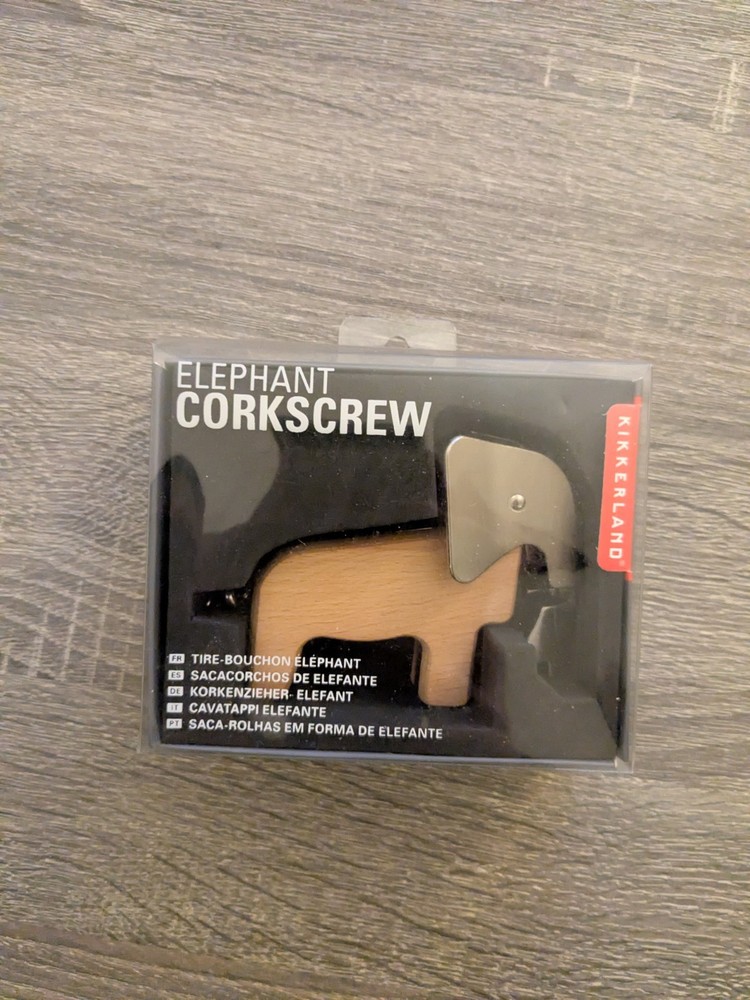 Kikkerland Elephant Corkscrew