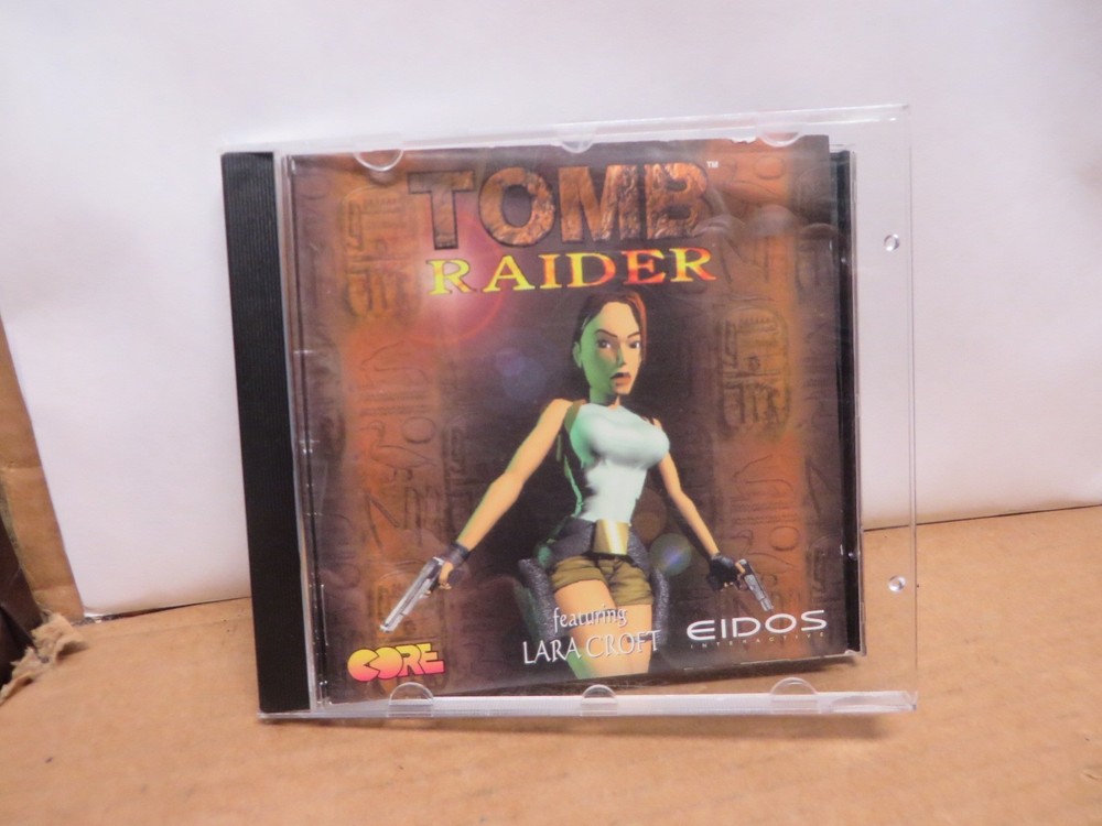 CD ROM VINTAGE 1990's SOFTWARE " TOMB RAIDER " CORE EIDOS