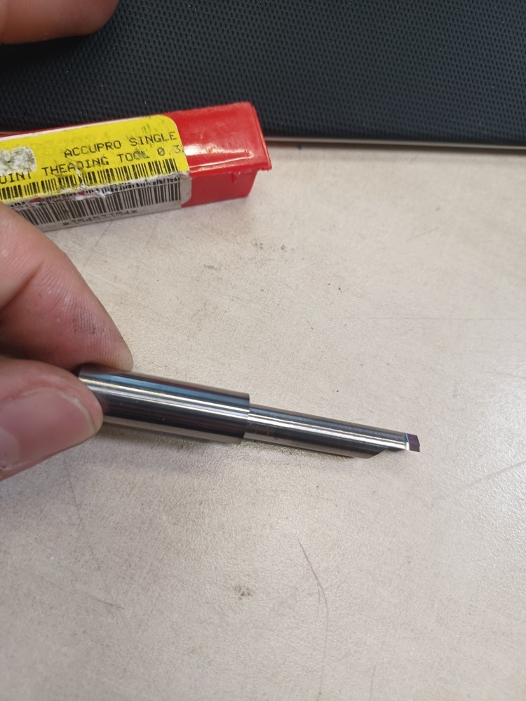 Accupro Single Point Threading Tool: 0.32" Min Thread Dia 05252234