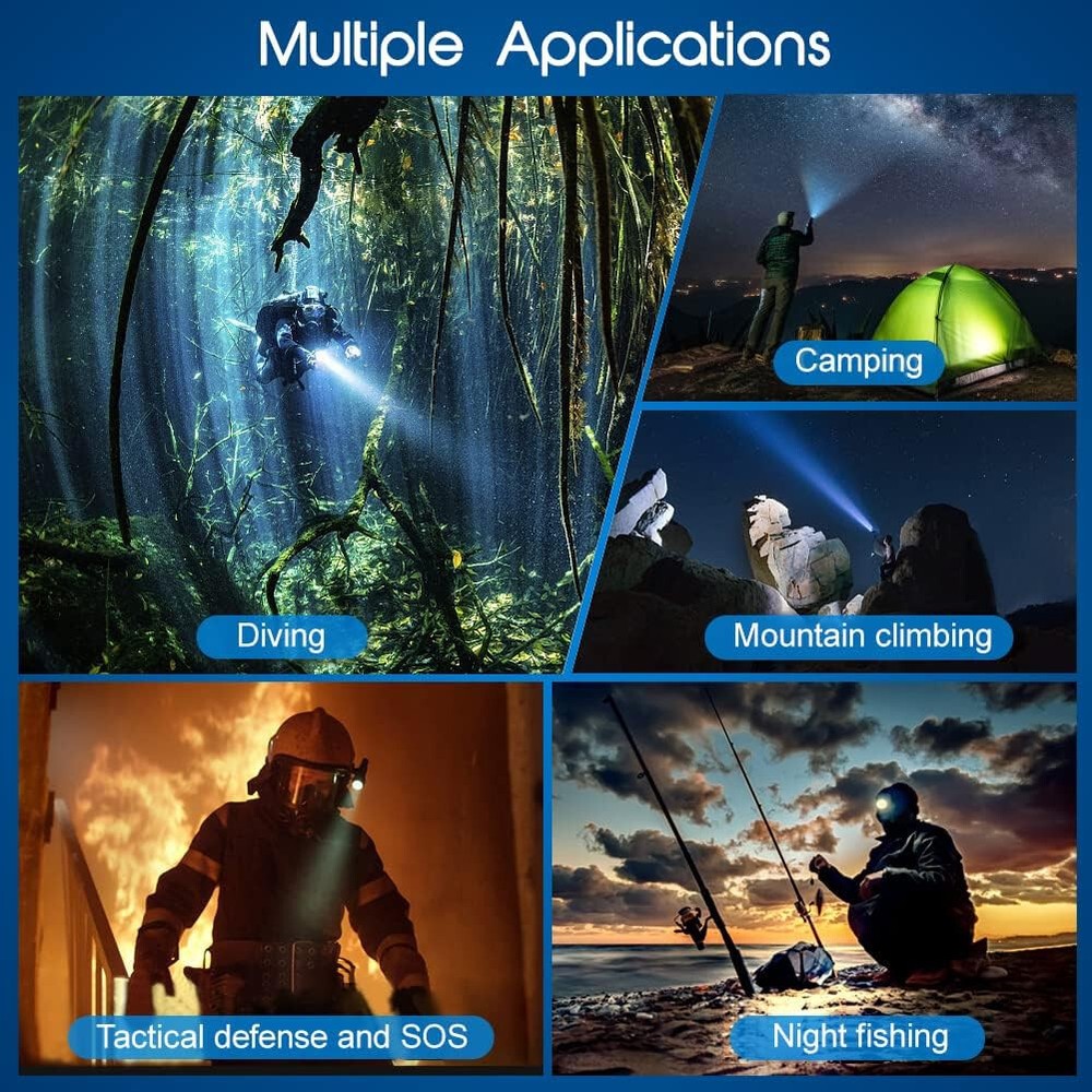 APLOS AP01 1050 Lumen Diving Flashlight/Multiple Applications