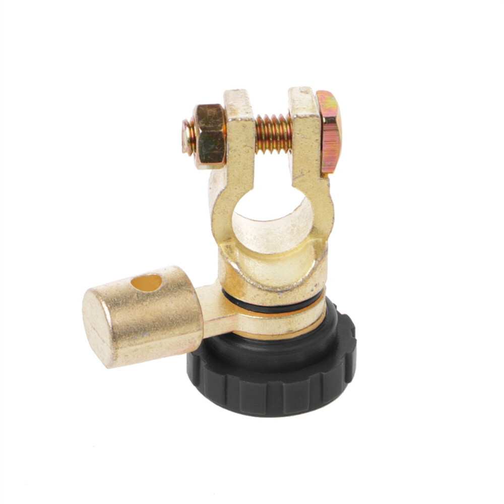 Battery Link Terminal Quick Cut-off Disconnect Master Kill Shut Switch For Car