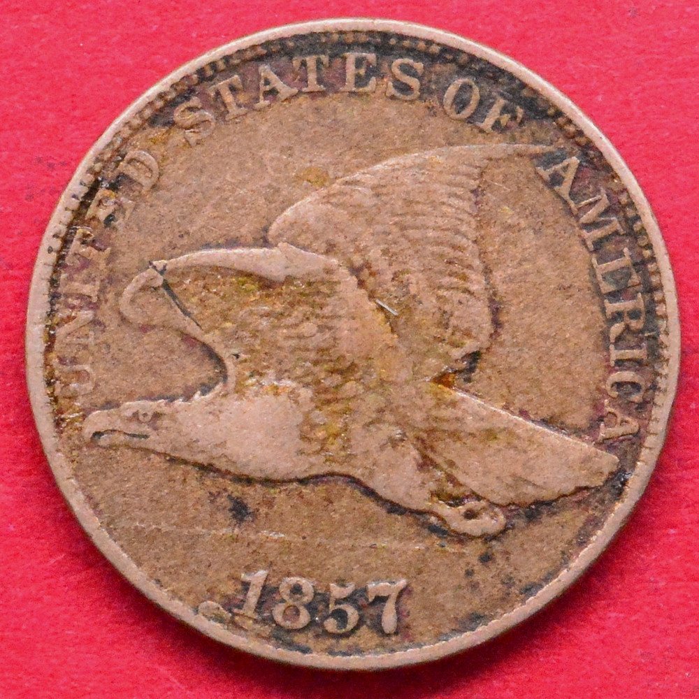 1857 FLYING EAGLE CENT