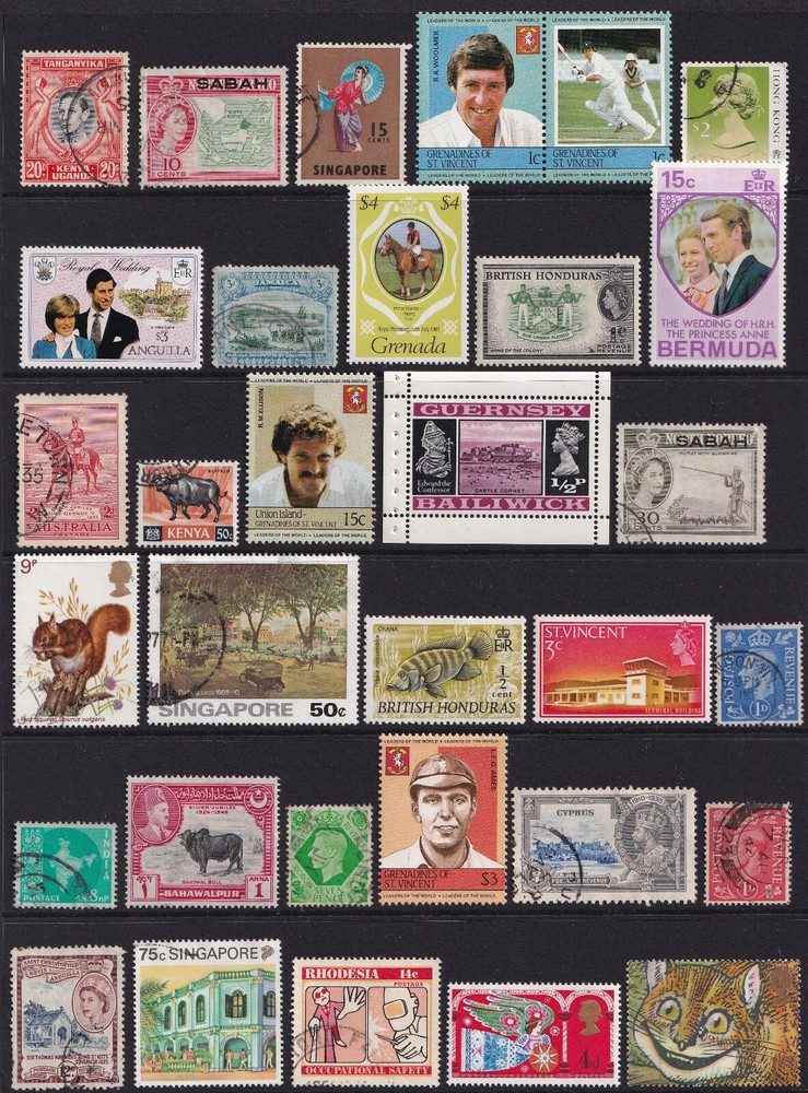 British Commonwealth mounted mint and used selection 56