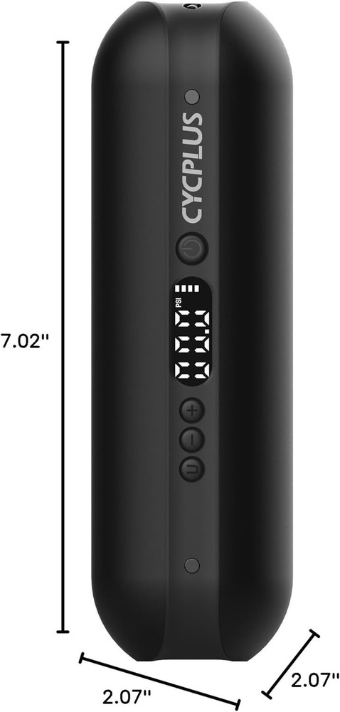 Lightweight Rechargeable Tire Inflator - Built-in Hose