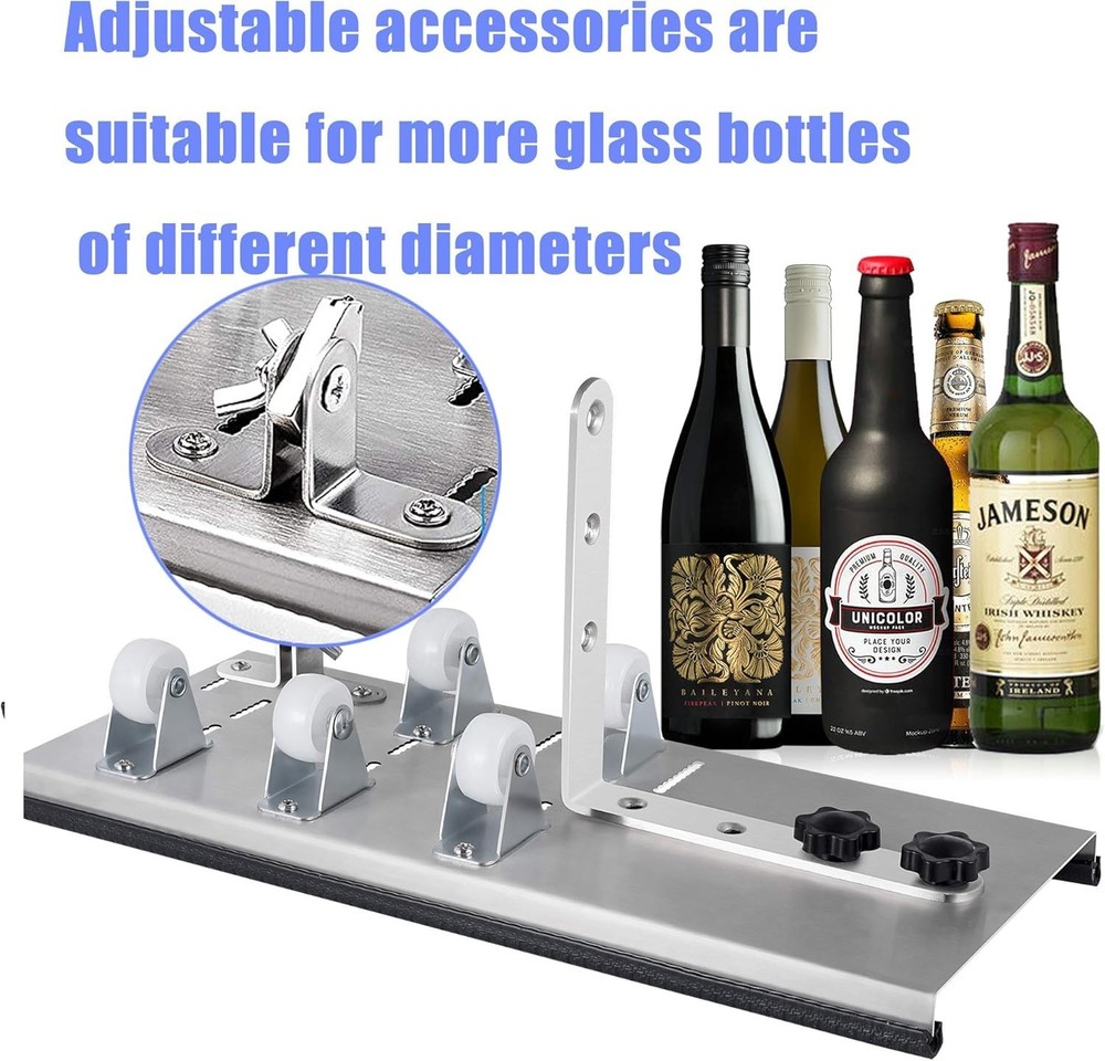 Beginner Friendly Glass Bottle Cutter - Upgrade Kit with Spares, Video Tutorials