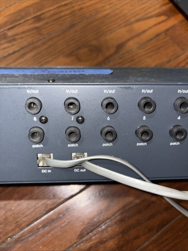 Biamp Advantage Equalizer 8 Channel 3 Band & Microphone Mixer 301e Untested