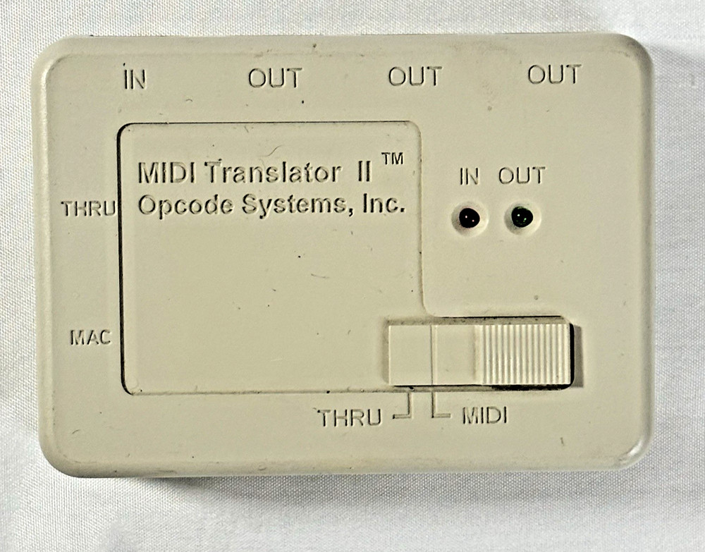 Opcode MIDI Translator II Interface Mac MIDI Adapter Vintage Opcode Systems