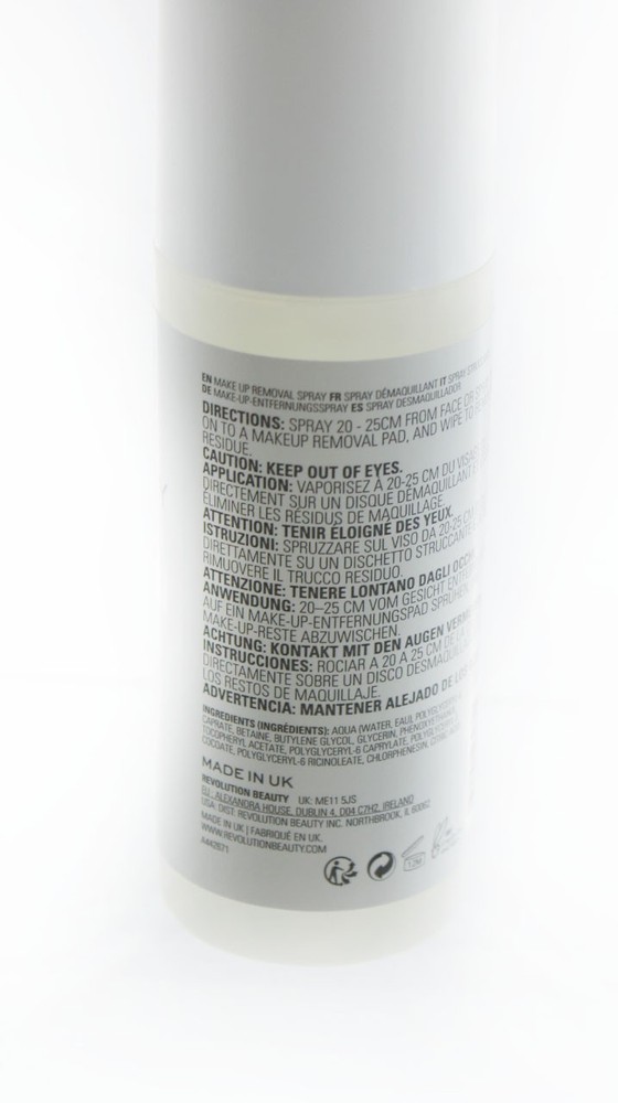 Makeup Remover Revolution Makeup Remover Spray 3.38 fl oz