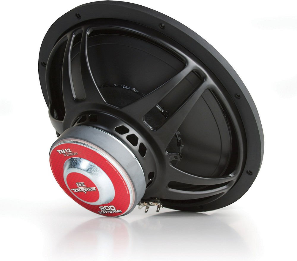 MTX Terminator TN12-02 12" Single 2 Ohm Subwoofer