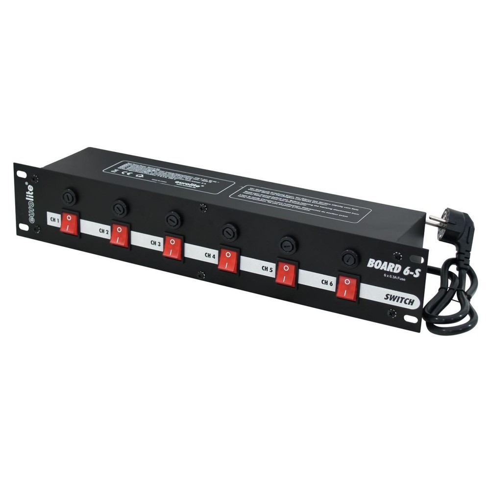 Eurolite Board 6-S with 6x protective contact