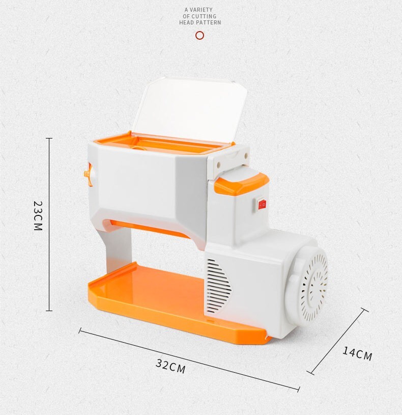 Fodoto Electric/Manual Dough Roller Sheeter Noodle Pasta Dumpling Maker Machine