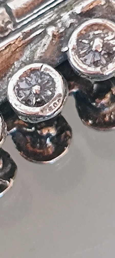SILVER 800 Miniature Lot 3 Pieces