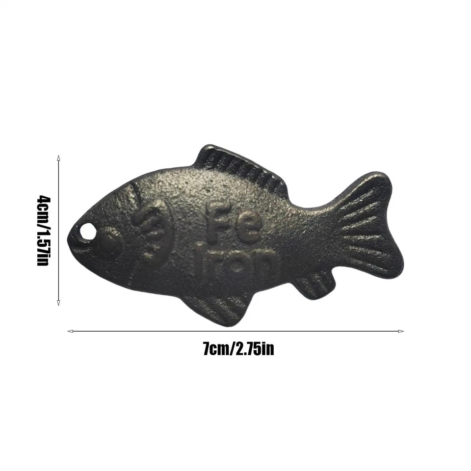 Lucky Iron Fish Effective and Safe Cooking Tool Reusable Effective 2 Pieces**