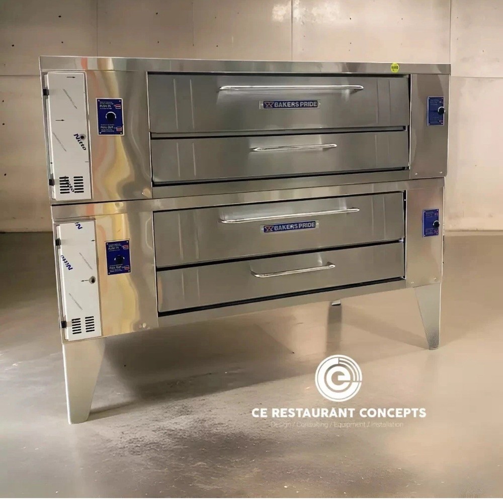 Bakers Pride Y-602 Double Deck oven gas - Refurbished