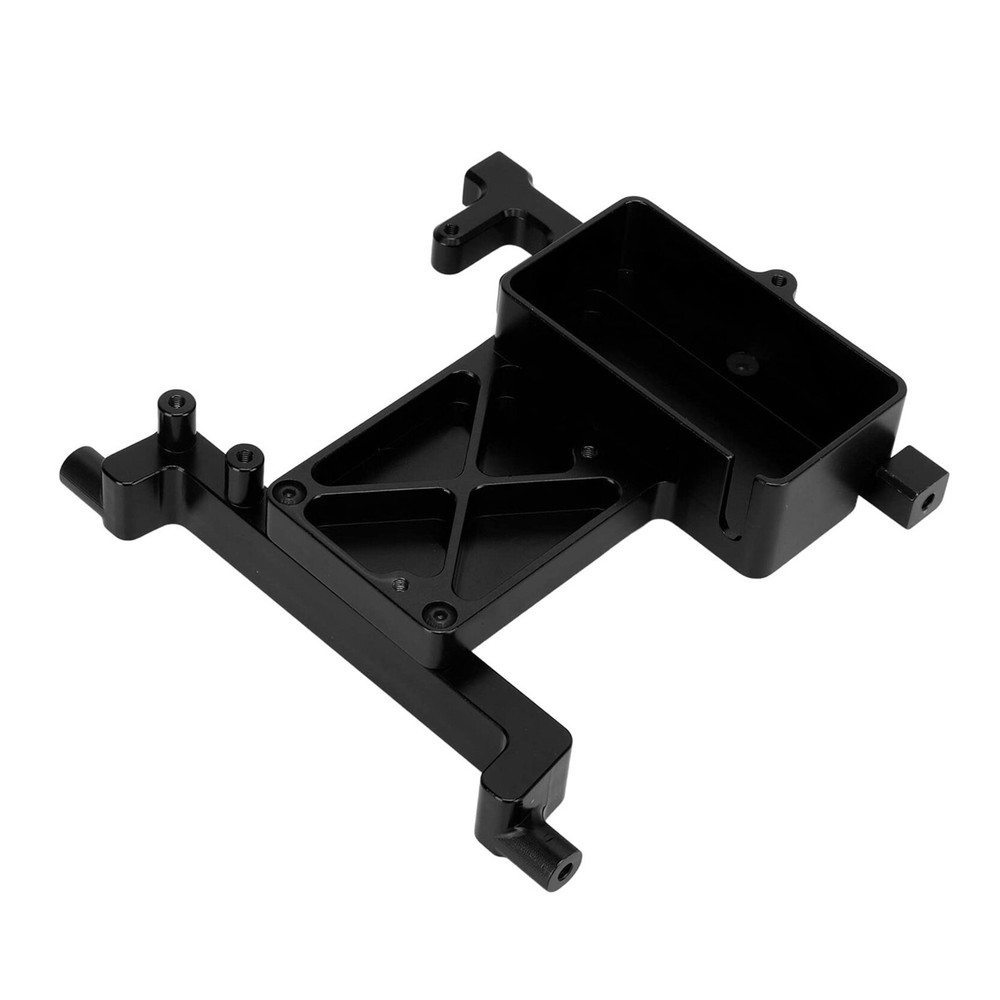 Fixed Servo Mount Bracket, Aluminium Alloy Fixed Servo Mount Black One Size