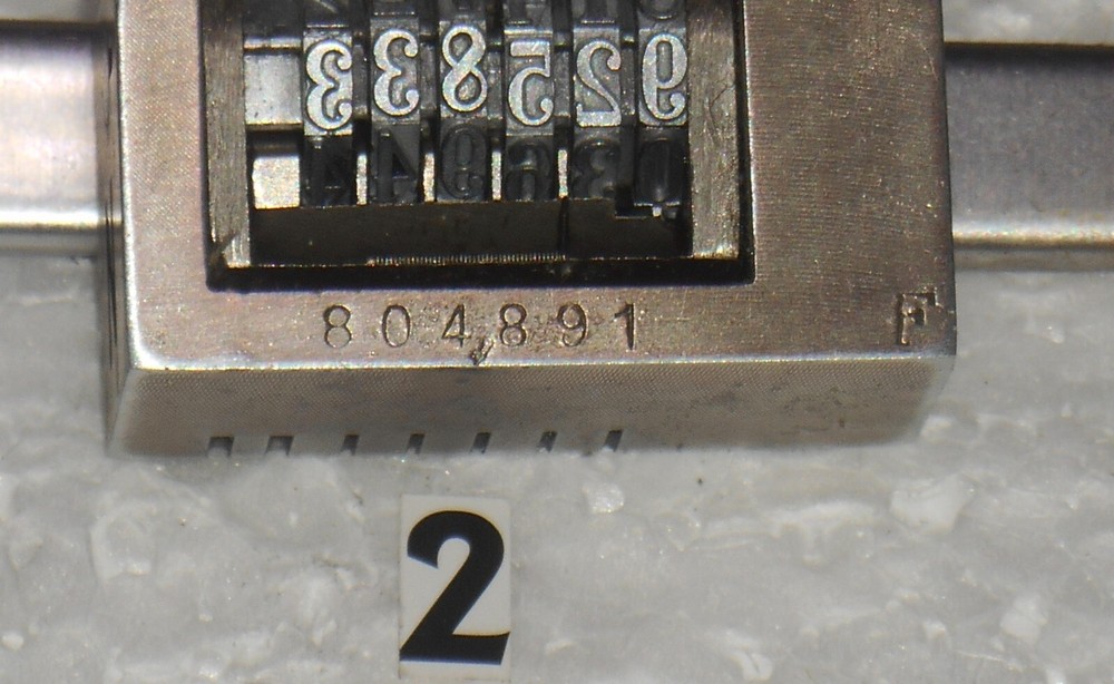 SUNUM | letterpress numbering machine | 2