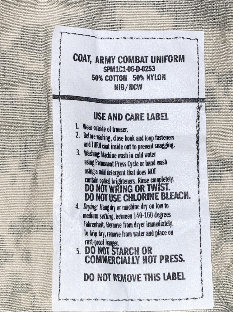 US Army Digital Camouflage Medium Regular Military Combat Coat