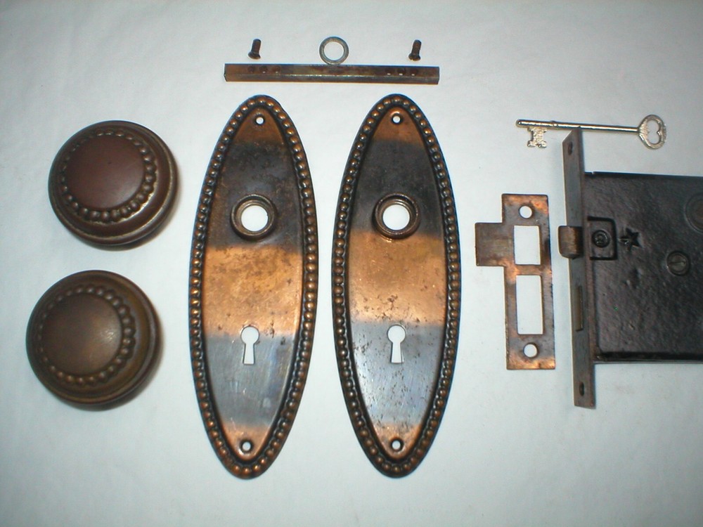 Antique Victorian Era Door Hardware