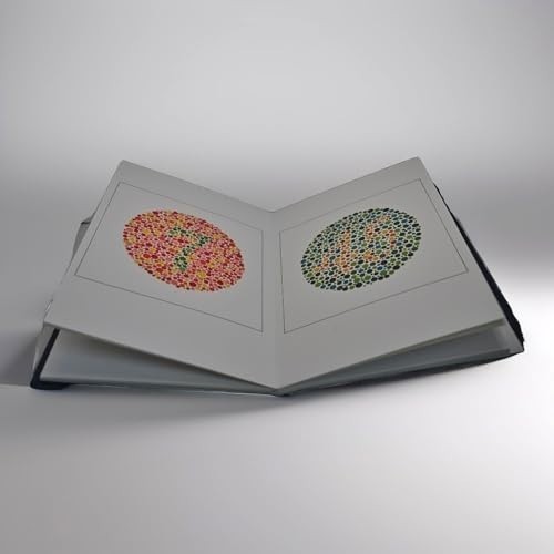 Color Blindness Test Chart Book | Ishihara Color Vision Assessment Tool