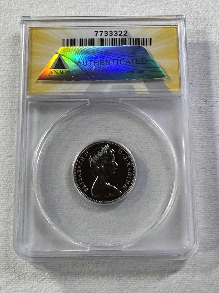 1969 Canada 5 Cents Proof Like Graded MS 67 by ANACS