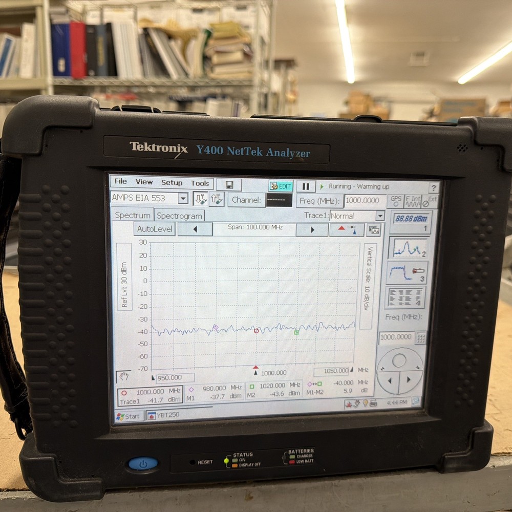 Tektronix Y400  NetTek Analyzer & Interference Analyzer w YBT250 YBA250