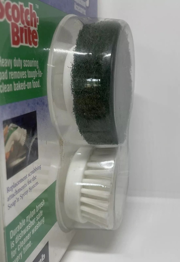 Scotch Brite Replacement Accessory Soap Spray Nylon Pot Pan Cooking Scrub Brush