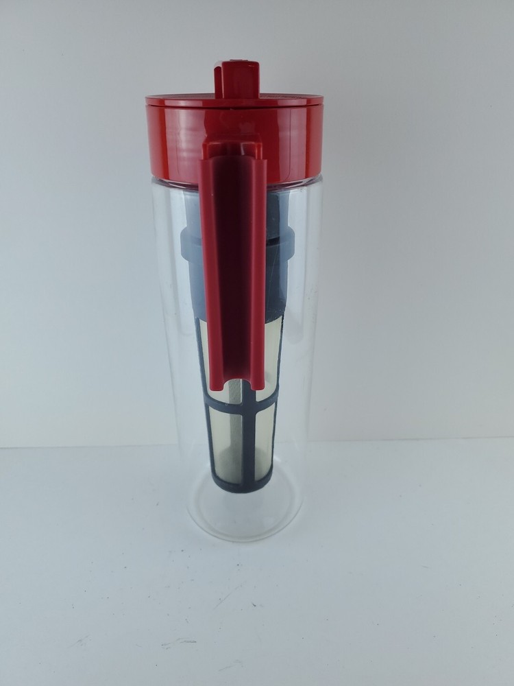 Takeya 2 Quart Cold Brew Coffee OR Tea Maker Pitcher Gray Grey