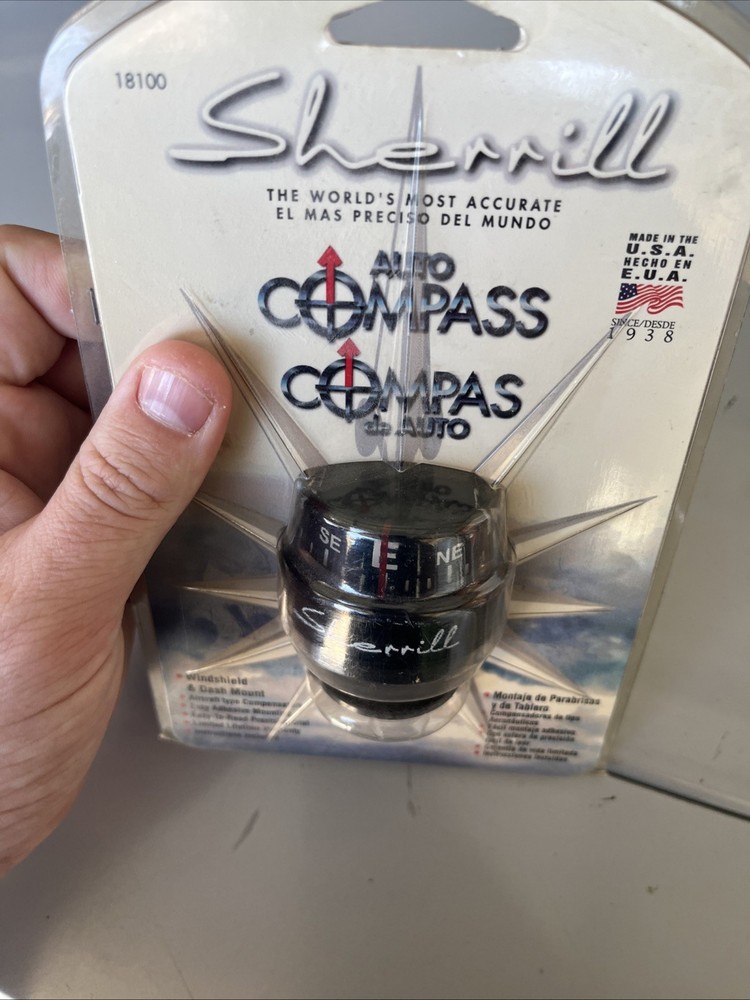 Sherrill Auto & RV COMPASS Windshield & Dashmount Model 18104 SEALED