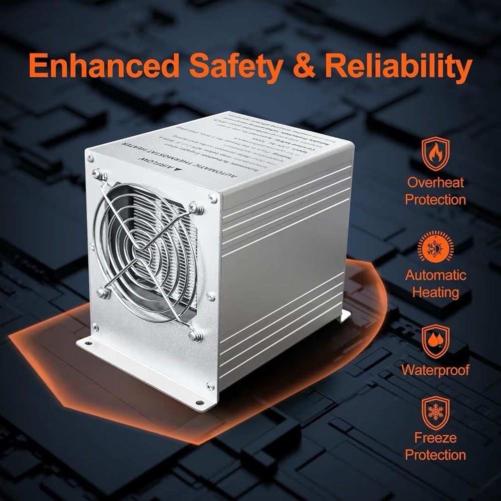 Boat Engine Compartment Heater 700W with Self-Regulated PTC Element and Water...