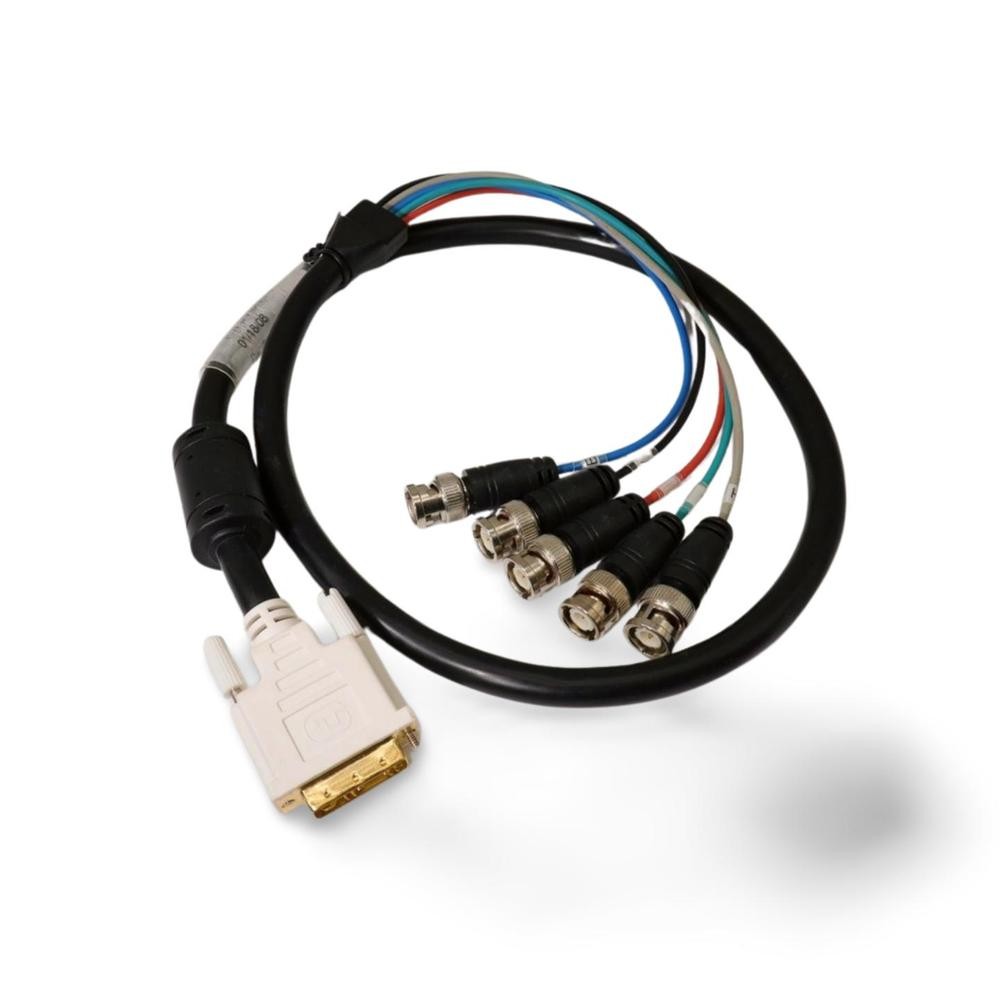DVI-A to 5-BNC Cable Ferrite 3FT Black