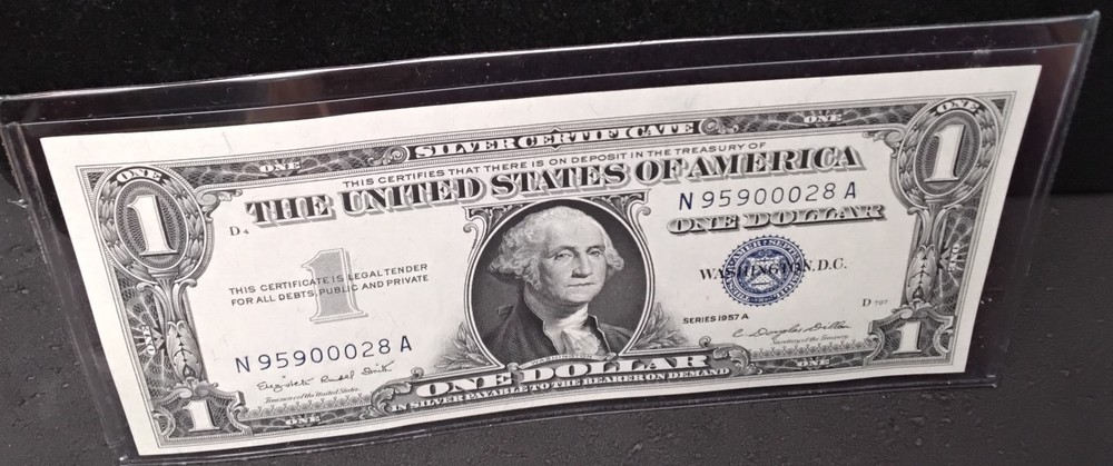 1957-A U.S. $1 SILVER CERTIFICATE    028A