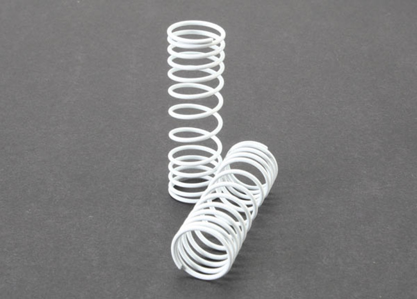 Traxxas 5857 Front Shock Spring Set (White) (2) (Slash)
